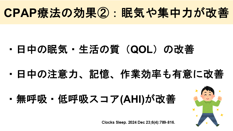 効果②：日中の眠気が劇的に改善！