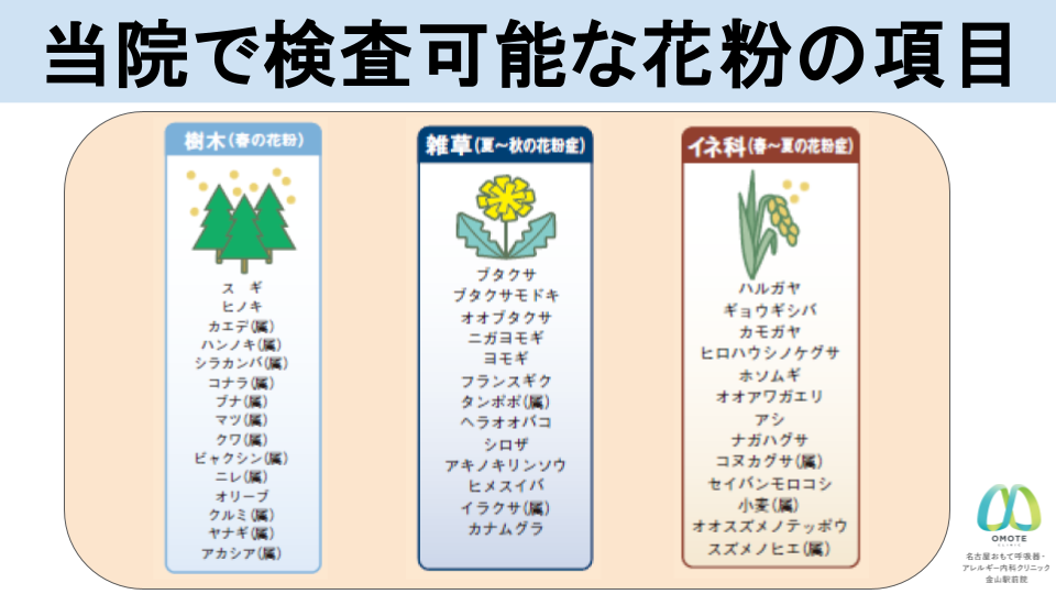 花粉症の検査